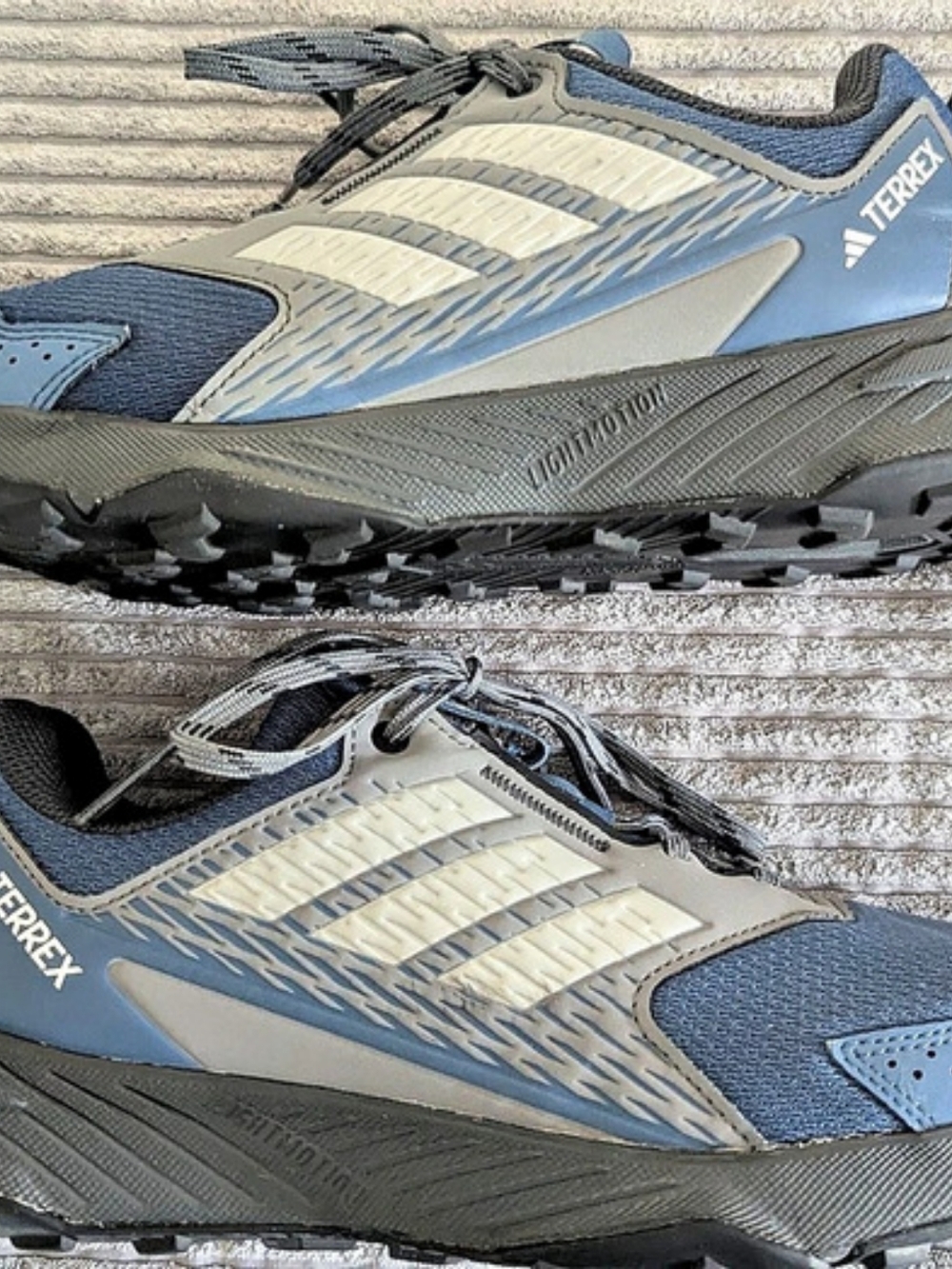 adidas Terrex Athletic Trail Shoes Blue Gray US 9